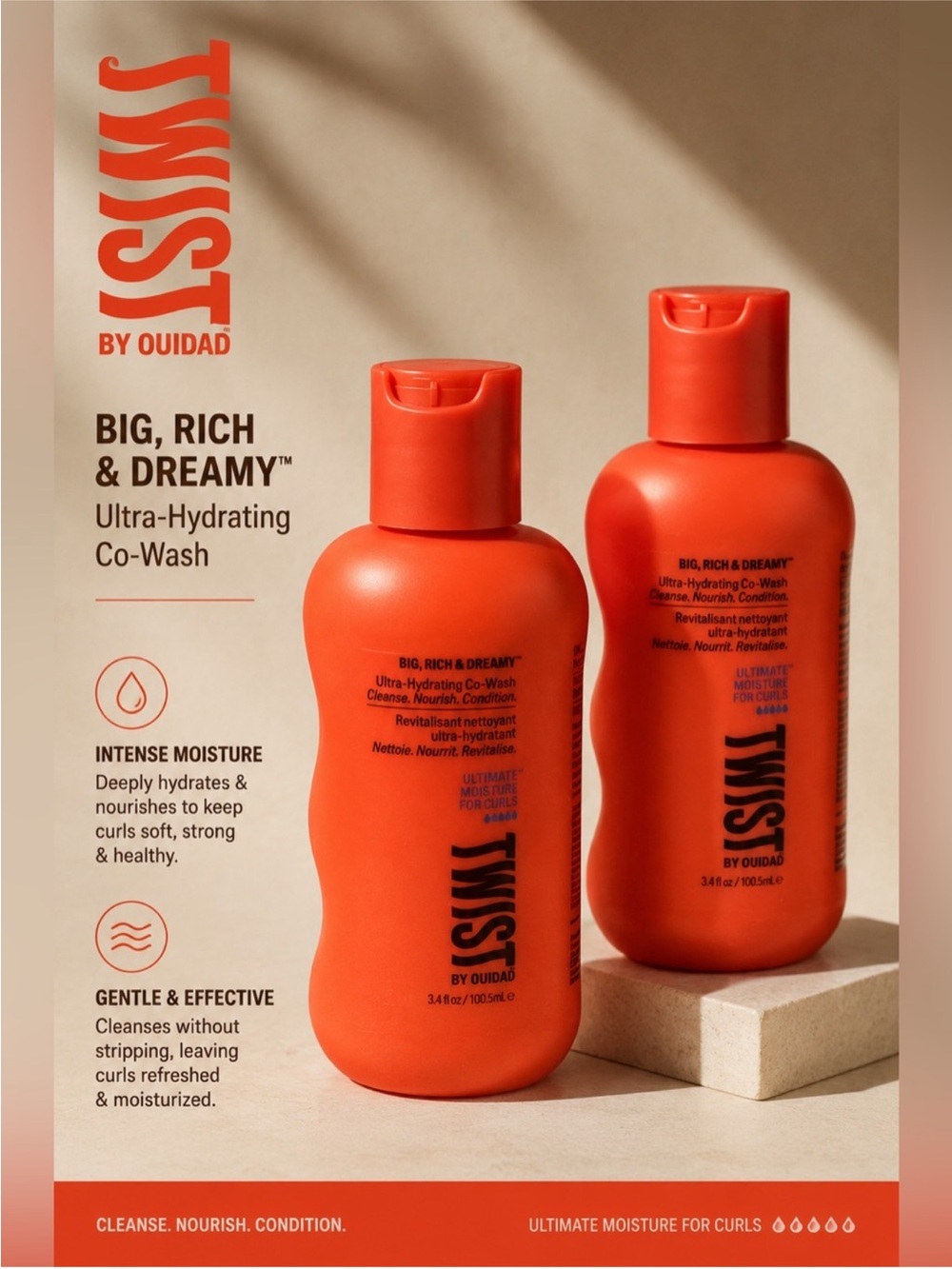 Big, Rich & Dreamy Ultra-Hydrating Co-Wash - Ouidad 2 Bottles